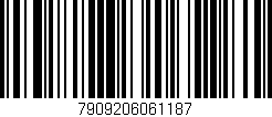 Código de barras (EAN, GTIN, SKU, ISBN): '7909206061187'