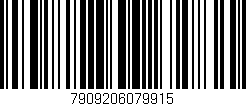 Código de barras (EAN, GTIN, SKU, ISBN): '7909206079915'