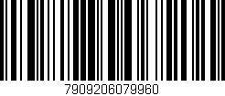 Código de barras (EAN, GTIN, SKU, ISBN): '7909206079960'