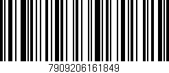 Código de barras (EAN, GTIN, SKU, ISBN): '7909206161849'