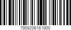 Código de barras (EAN, GTIN, SKU, ISBN): '7909206161900'