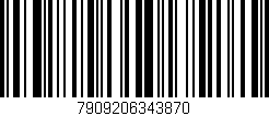 Código de barras (EAN, GTIN, SKU, ISBN): '7909206343870'
