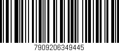 Código de barras (EAN, GTIN, SKU, ISBN): '7909206349445'