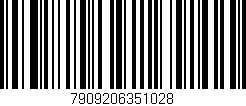 Código de barras (EAN, GTIN, SKU, ISBN): '7909206351028'