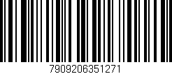 Código de barras (EAN, GTIN, SKU, ISBN): '7909206351271'