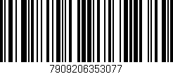 Código de barras (EAN, GTIN, SKU, ISBN): '7909206353077'