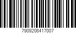 Código de barras (EAN, GTIN, SKU, ISBN): '7909206417007'