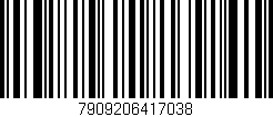 Código de barras (EAN, GTIN, SKU, ISBN): '7909206417038'
