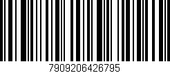 Código de barras (EAN, GTIN, SKU, ISBN): '7909206426795'