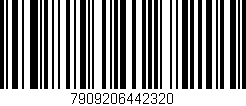 Código de barras (EAN, GTIN, SKU, ISBN): '7909206442320'