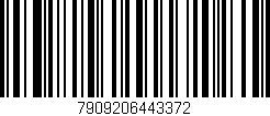 Código de barras (EAN, GTIN, SKU, ISBN): '7909206443372'