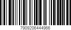 Código de barras (EAN, GTIN, SKU, ISBN): '7909206444966'