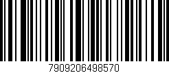 Código de barras (EAN, GTIN, SKU, ISBN): '7909206498570'