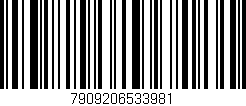 Código de barras (EAN, GTIN, SKU, ISBN): '7909206533981'