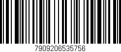 Código de barras (EAN, GTIN, SKU, ISBN): '7909206535756'