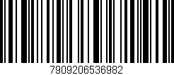 Código de barras (EAN, GTIN, SKU, ISBN): '7909206536982'