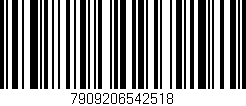 Código de barras (EAN, GTIN, SKU, ISBN): '7909206542518'