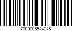 Código de barras (EAN, GTIN, SKU, ISBN): '7909206544345'