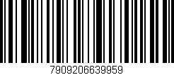 Código de barras (EAN, GTIN, SKU, ISBN): '7909206639959'