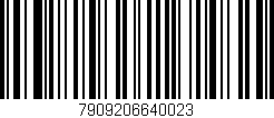 Código de barras (EAN, GTIN, SKU, ISBN): '7909206640023'