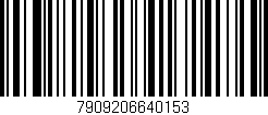 Código de barras (EAN, GTIN, SKU, ISBN): '7909206640153'