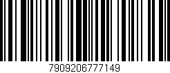 Código de barras (EAN, GTIN, SKU, ISBN): '7909206777149'