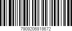Código de barras (EAN, GTIN, SKU, ISBN): '7909206918672'