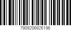 Código de barras (EAN, GTIN, SKU, ISBN): '7909206926196'