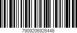 Código de barras (EAN, GTIN, SKU, ISBN): '7909206926448'