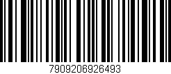 Código de barras (EAN, GTIN, SKU, ISBN): '7909206926493'