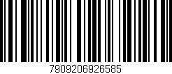 Código de barras (EAN, GTIN, SKU, ISBN): '7909206926585'
