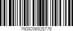 Código de barras (EAN, GTIN, SKU, ISBN): '7909206926776'