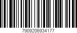 Código de barras (EAN, GTIN, SKU, ISBN): '7909206934177'