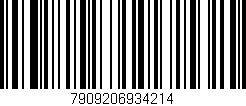 Código de barras (EAN, GTIN, SKU, ISBN): '7909206934214'