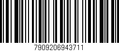 Código de barras (EAN, GTIN, SKU, ISBN): '7909206943711'