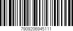 Código de barras (EAN, GTIN, SKU, ISBN): '7909206945111'