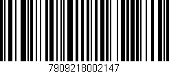 Código de barras (EAN, GTIN, SKU, ISBN): '7909218002147'
