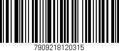 Código de barras (EAN, GTIN, SKU, ISBN): '7909218120315'