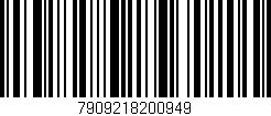 Código de barras (EAN, GTIN, SKU, ISBN): '7909218200949'