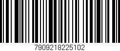 Código de barras (EAN, GTIN, SKU, ISBN): '7909218225102'