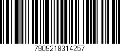 Código de barras (EAN, GTIN, SKU, ISBN): '7909218314257'