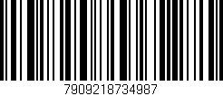 Código de barras (EAN, GTIN, SKU, ISBN): '7909218734987'