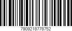 Código de barras (EAN, GTIN, SKU, ISBN): '7909218778752'