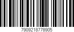 Código de barras (EAN, GTIN, SKU, ISBN): '7909218778905'