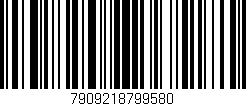 Código de barras (EAN, GTIN, SKU, ISBN): '7909218799580'