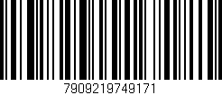 Código de barras (EAN, GTIN, SKU, ISBN): '7909219749171'