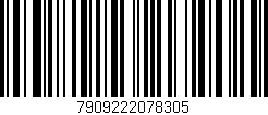 Código de barras (EAN, GTIN, SKU, ISBN): '7909222078305'