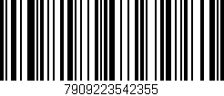 Código de barras (EAN, GTIN, SKU, ISBN): '7909223542355'