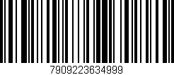Código de barras (EAN, GTIN, SKU, ISBN): '7909223634999'
