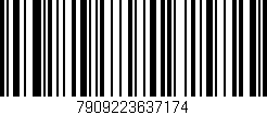 Código de barras (EAN, GTIN, SKU, ISBN): '7909223637174'
